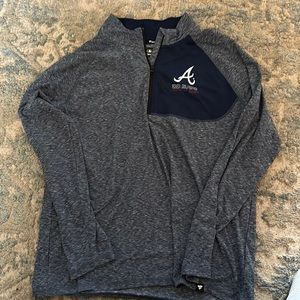 Atlanta Braves Team Issued Quarter Zip